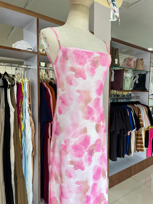 Floral Mesh Bodycon Dresses